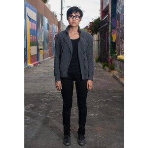 3sixteen x Self Edge 777BSP Slim Tapered Jeans – Black – Size 27 x 34